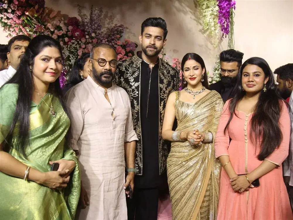 Varun Tej Lavanya Tripathi Wedding Reception Images